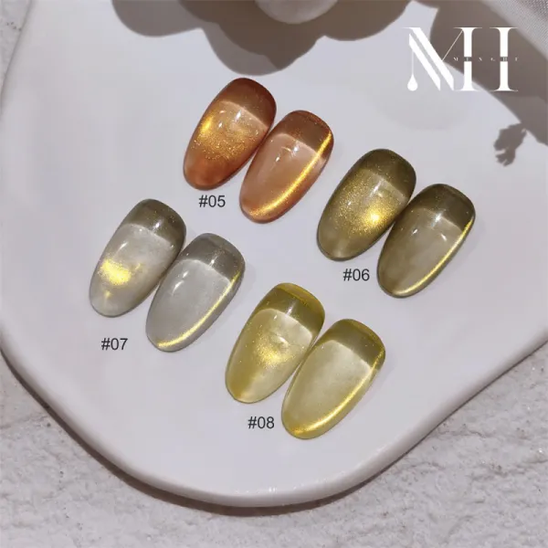 Floating Gold Cat Eye Gel