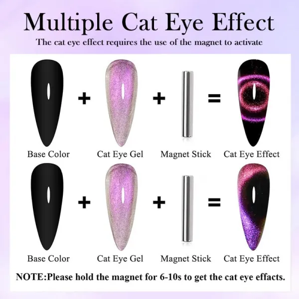 9D Prismatic Cat Eye Gel