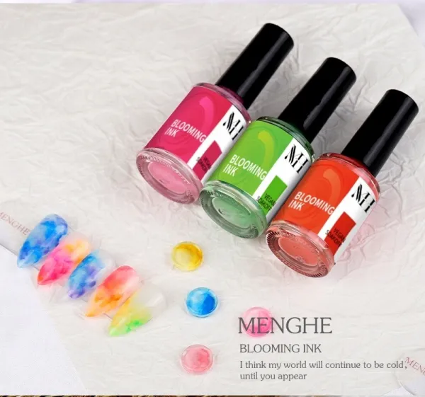Marble Blooming Ink
