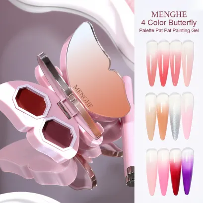 Buttefly Palette 4 Colors Painting Gel
