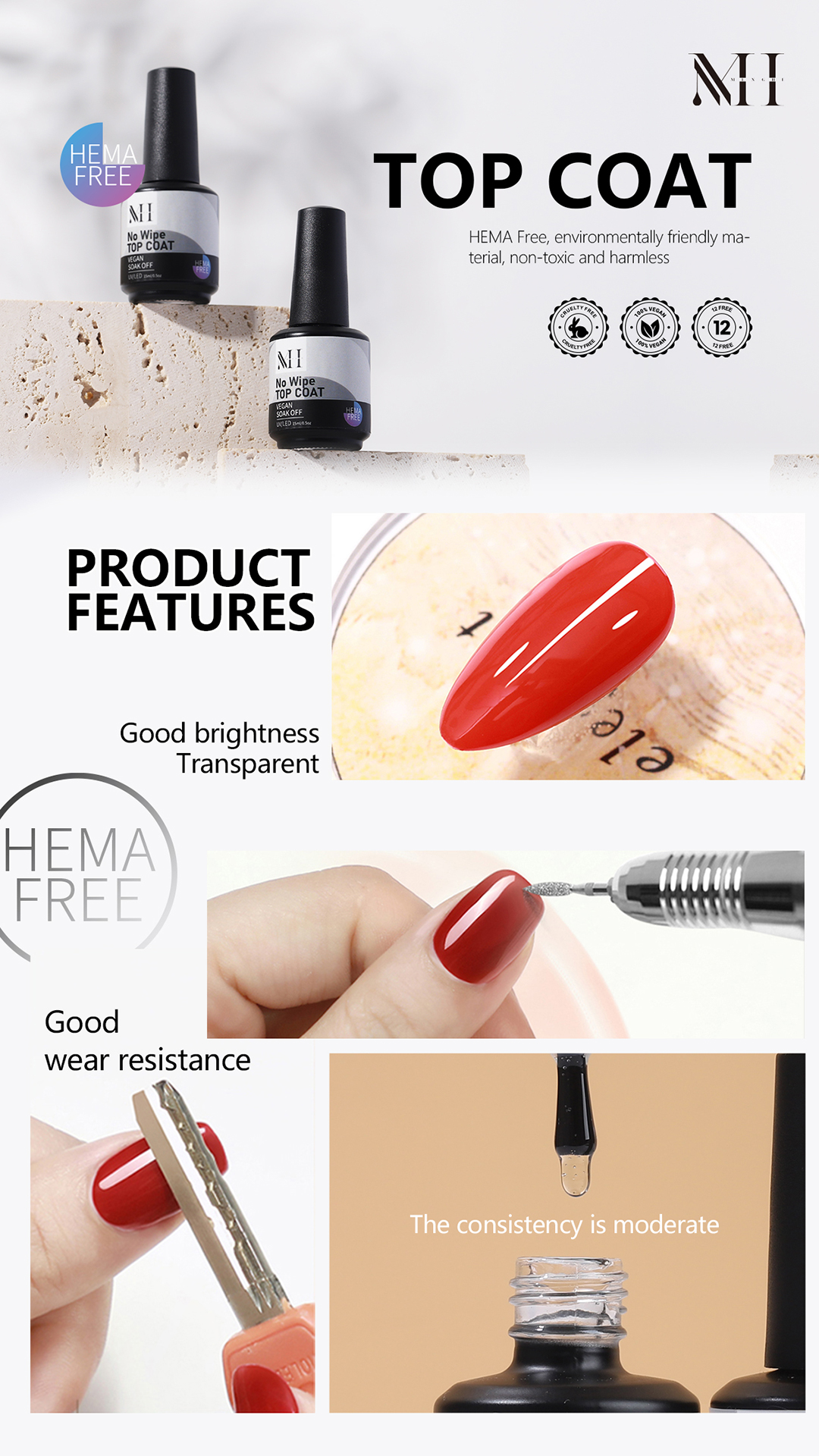 HEMA FREE Top Coat