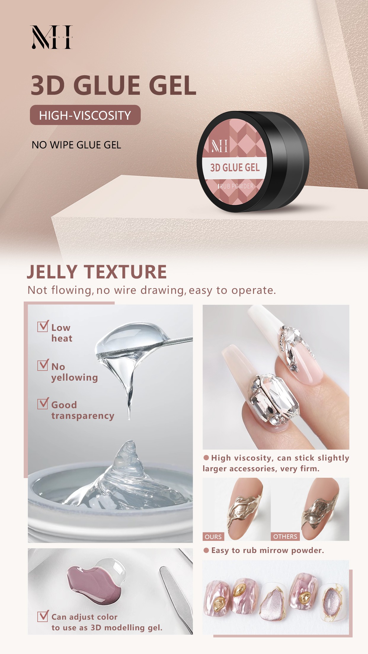3D Jelly Glue Gel