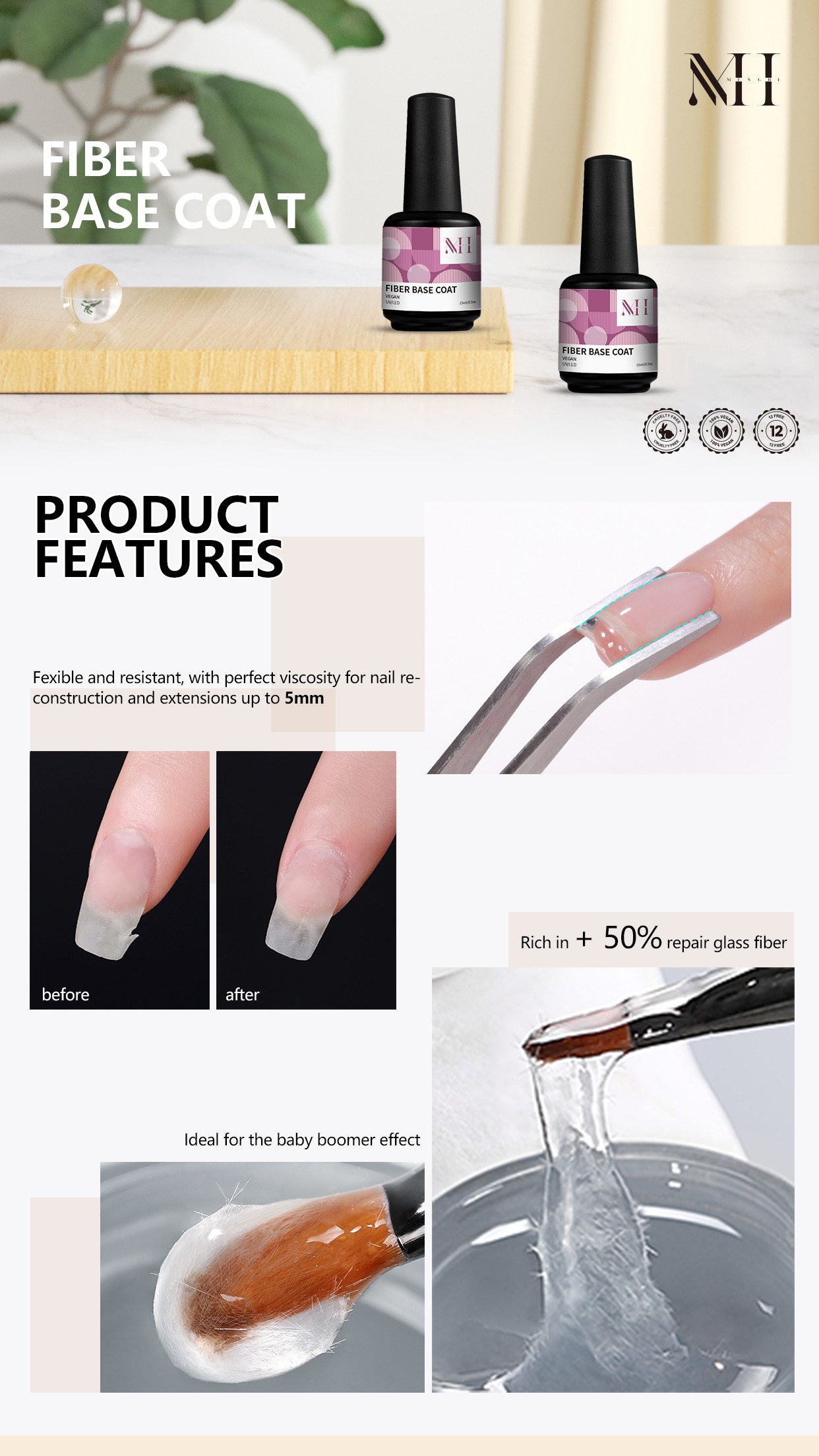 Fiber Base Coat