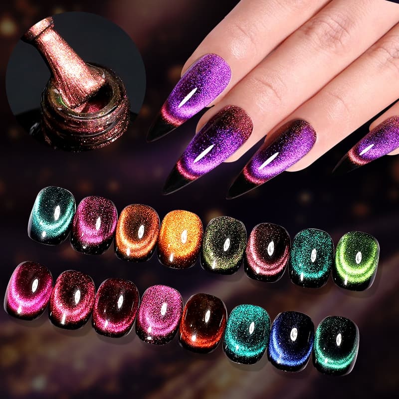 9D Prismatic Cat Eye Gel