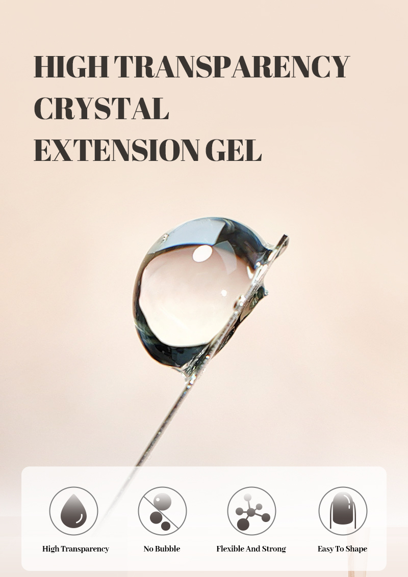 High Transparency Crystal Extension Gel