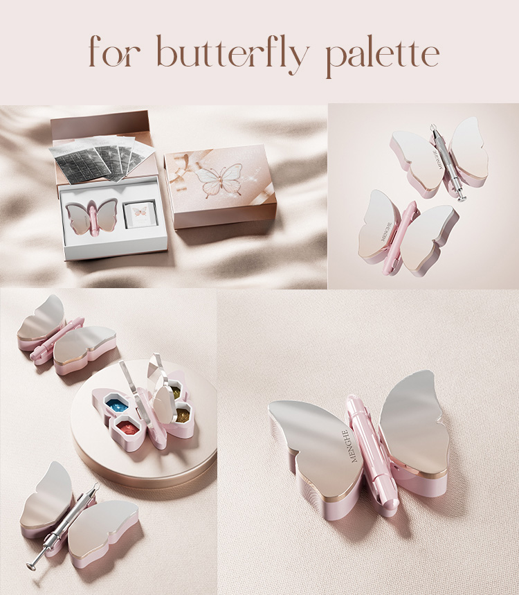 Buttefly Palette 4 Colors Painting Gel