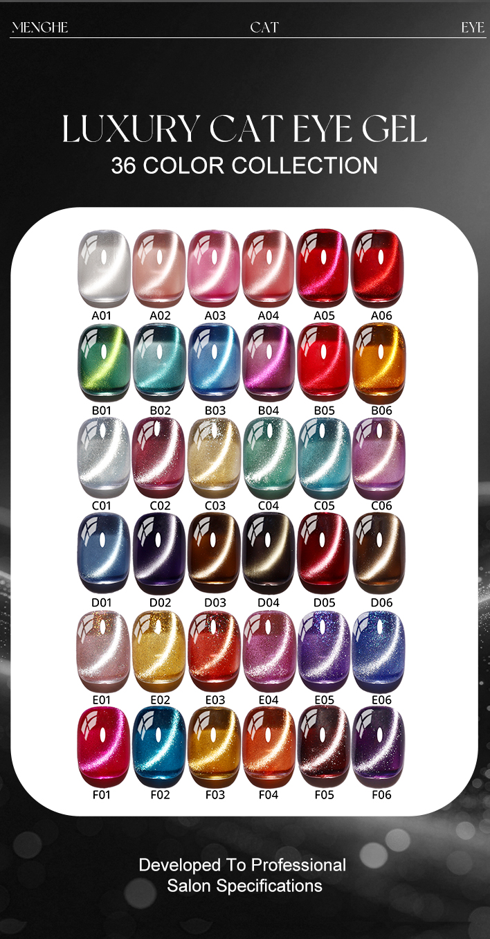 MENGHE 36 Color Luxury Cat Eye Gel Set