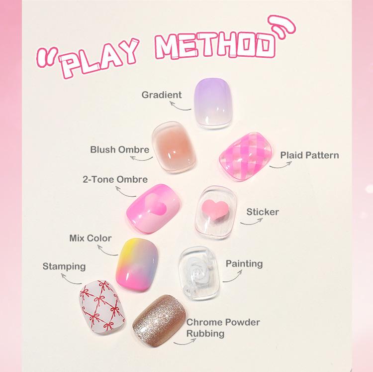 Heart Air Cushion Pat Painting Gel