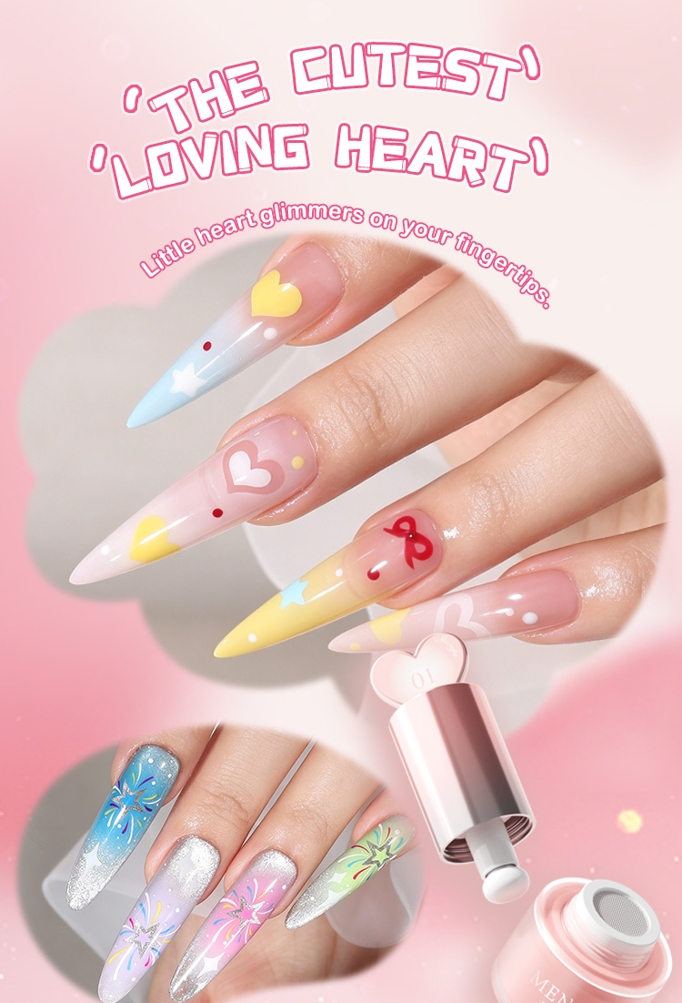 Heart Air Cushion Pat Painting Gel