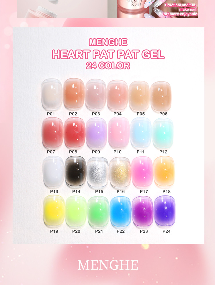 Heart Air Cushion Pat Painting Gel